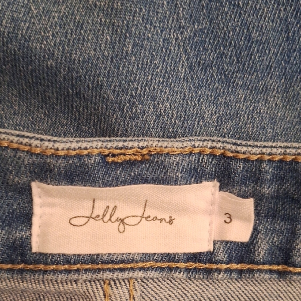Jelly Jeans Ripped & Distressed  Wide Leg Jeans. NWOT Size 3 - Picture 10 of 11